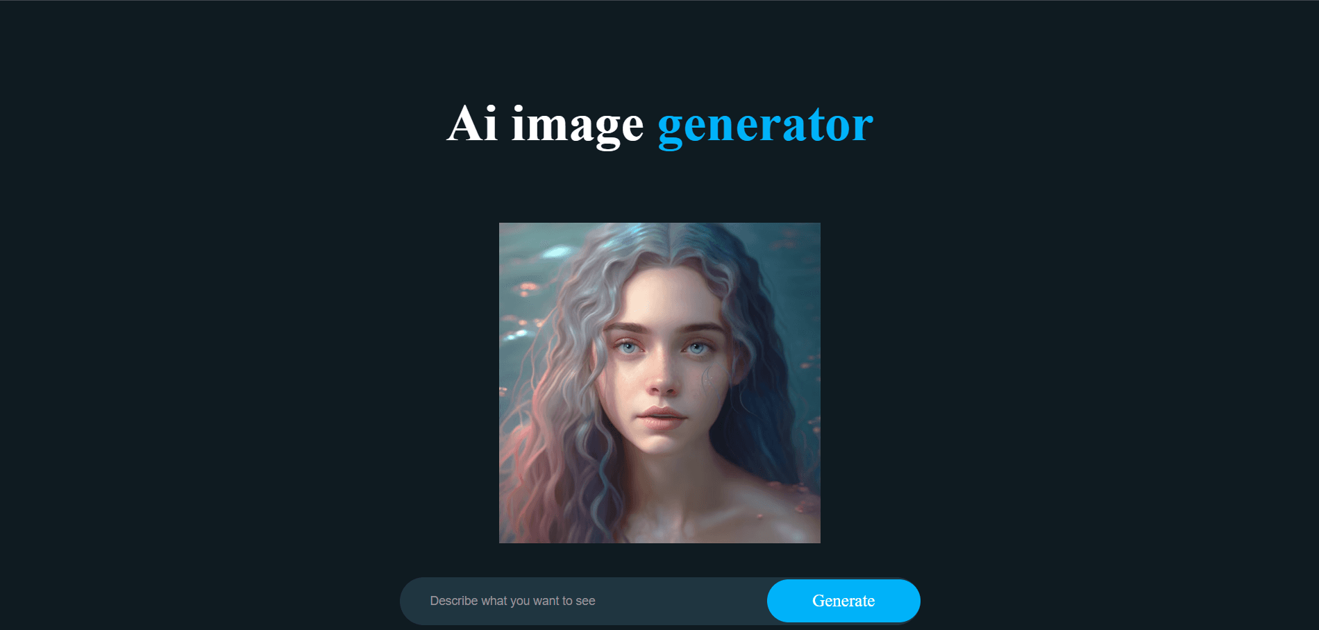 AI image generator
